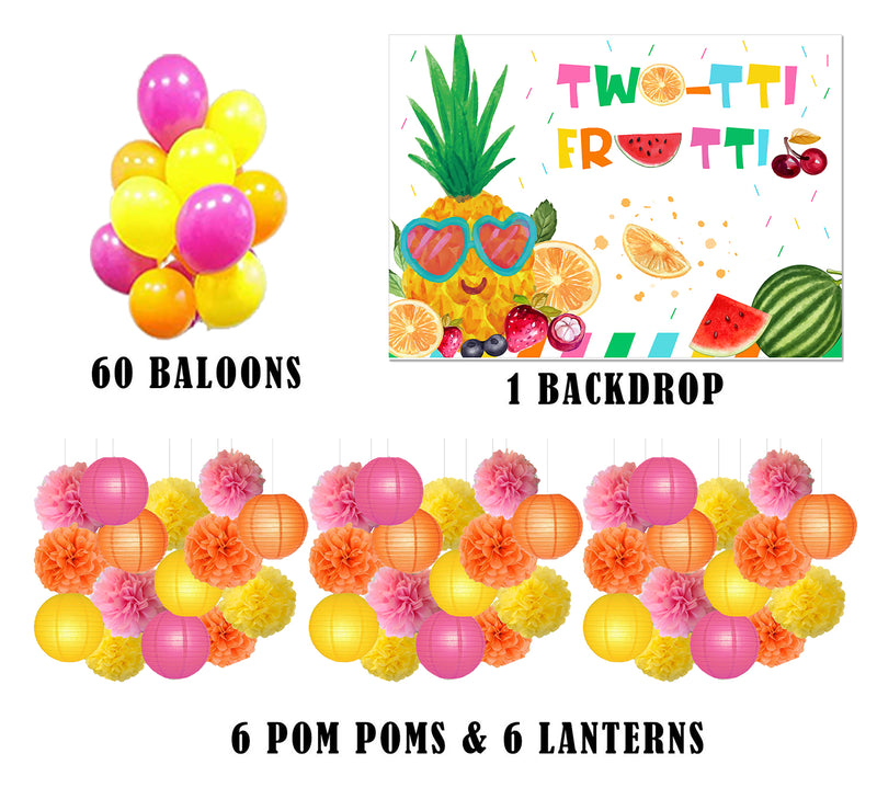 Twotti Fruity Theme Birthday Party Complete Decoration Kit 