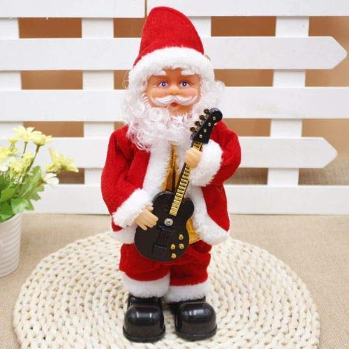 Musical Santa Claus with Guitar for Christmas Decoration