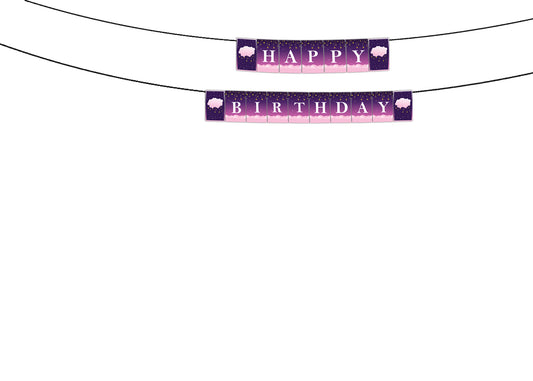 Twinkle Twinkle Little Star Theme Birthday Party Banner for Decoration
