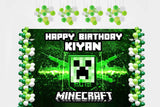 Minecraft Theme Birthday Party Complete Decoration Kit