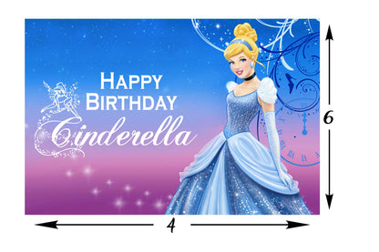 Cinderella Theme Birthday Party Backdrop