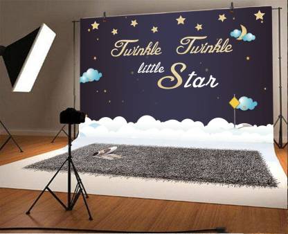 Twinkle Twinkle Little Star Theme Party Backdrop