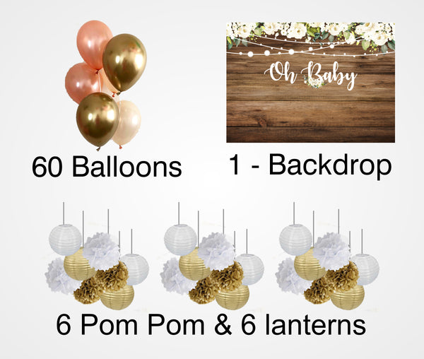 Oh Baby Party Complete Decoration Kit 