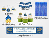 Prince Birthday Party Decoration Kit
