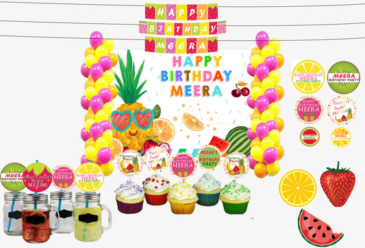 Twotti Fruity Theme Birthday Party Decoration Kit 