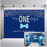 One is Fun Birthday Party Backdrop Decoration Boys
