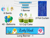 Baby Shark Theme Birthday Party Decoration Kit