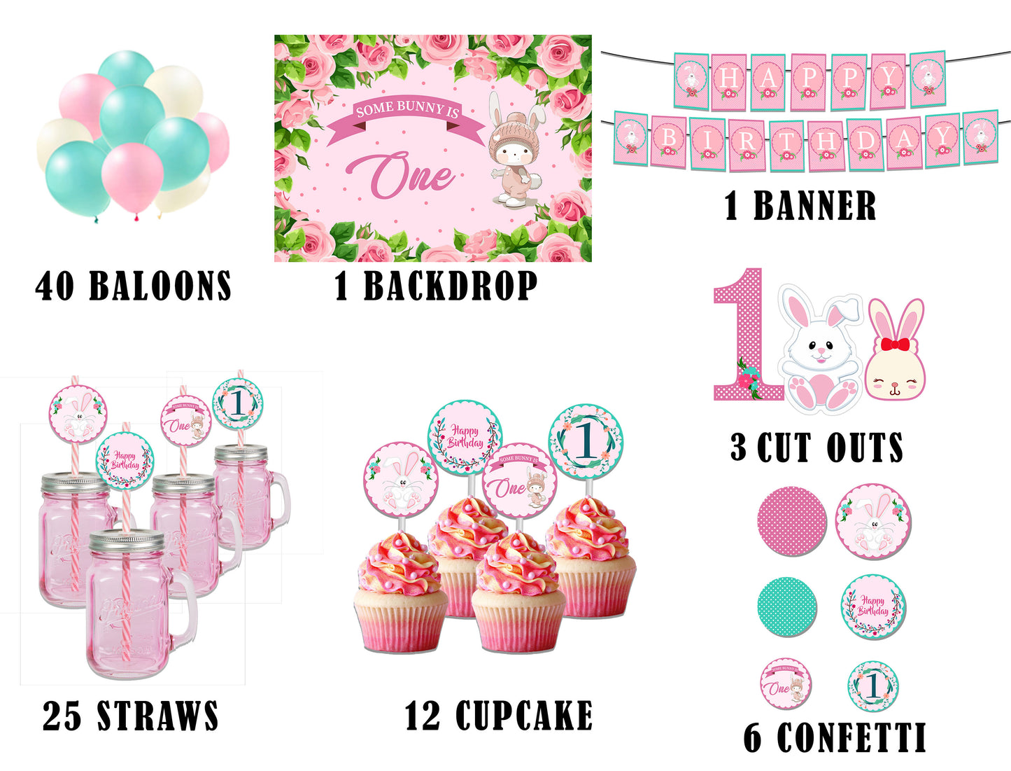 First Birthday Complete Party Kit