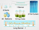 Hot Air Birthday Party Decoration Kit