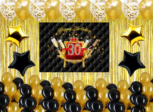 30th Birthday Party Decorations Complete Set