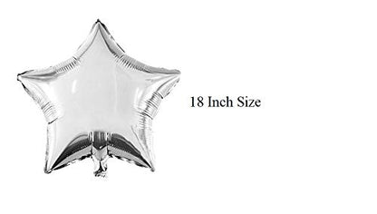 Blue And Silver Decorations-Banner, Foil Balloons And Fringe Curtain Decorations