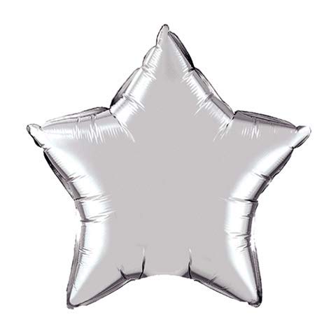 Birthday Decorations, Happy Birthday Banner Foil - Fringe Silver Curtain Metallic Helium Balloons