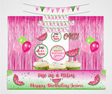 One In A Melon Theme Birthday Party Decoration Kit
