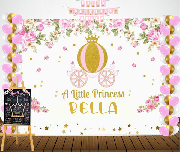 Little princess Birthday Party Personalized Complete Kit