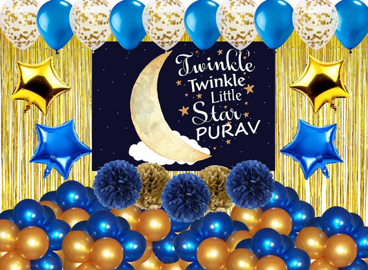 Twinkle Twinkle Theme Birthday Party Complete Party Set for Boys