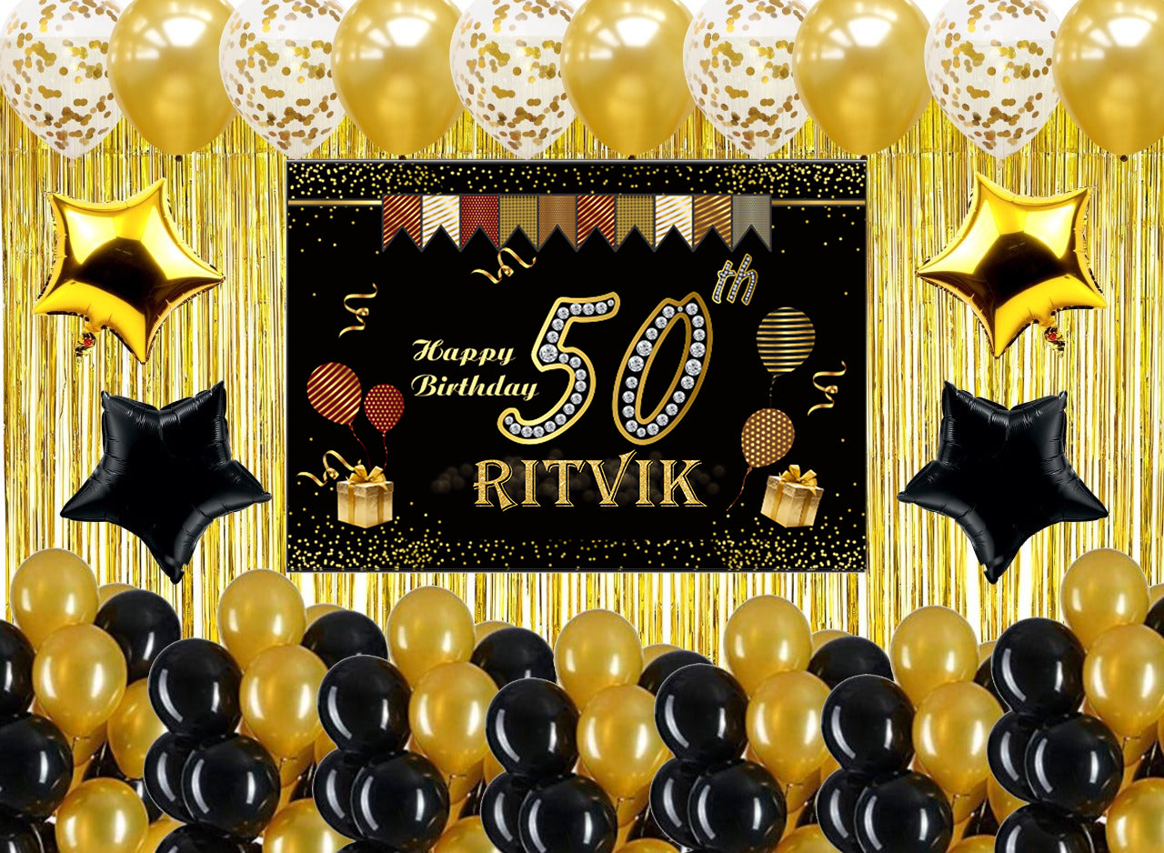 50th Birthday Party Complete Party Set