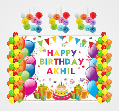 Joyful Theme Birthday Complete Decoration Kit 
