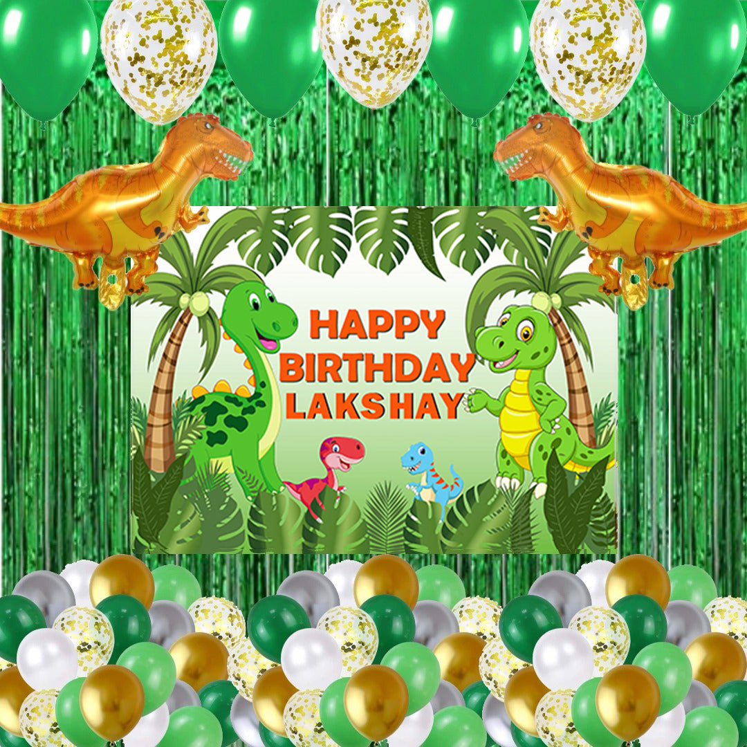 Dinosaur Theme Birthday Party Complete Party Set for Boys