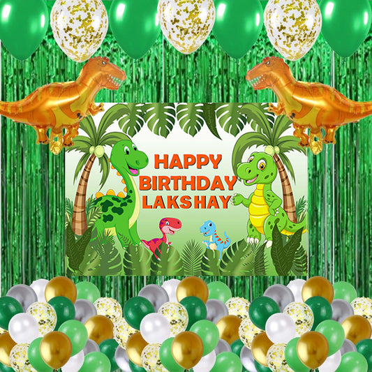 Dinosaur Theme Birthday Party Complete Party Set for Boys