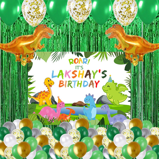 Dinosaur Theme Birthday Party Complete Party Set for Boys