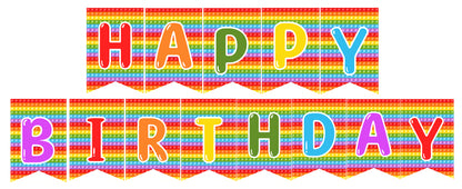 Pop It Theme Birthday Party Banner for Decoration