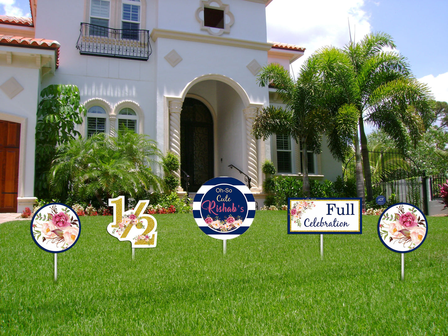 Half Birthday Cutout Pack For Boys Birthday Decoration