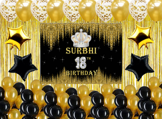 18th Birthday Party Complete Decoration Kit
