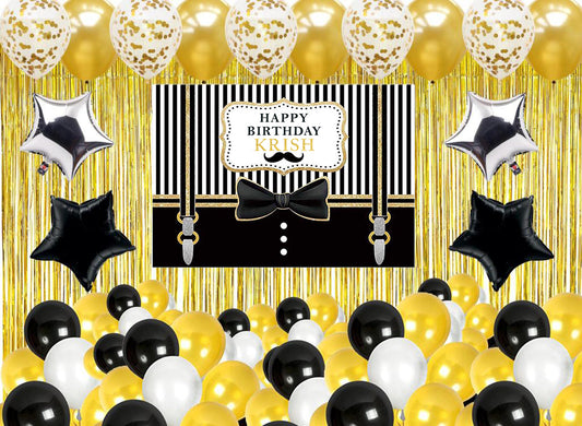 Little Man Theme Birthday Party Complete Party Set for Boys