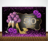 50th Birthday Party Backdro
