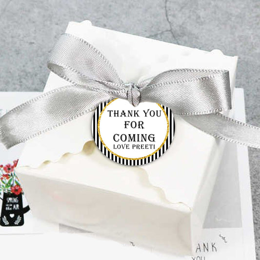 70th Birthday Party Thank You Gift Tags 