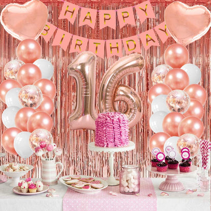 16th Birthday Decoration Party Supplies
