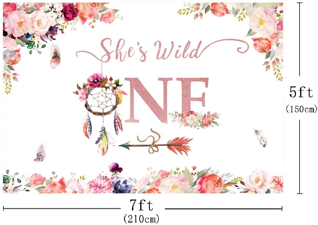 Wild One Birthday Party Backdrop