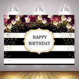 Personalize Birthday Party Backdrop Banner