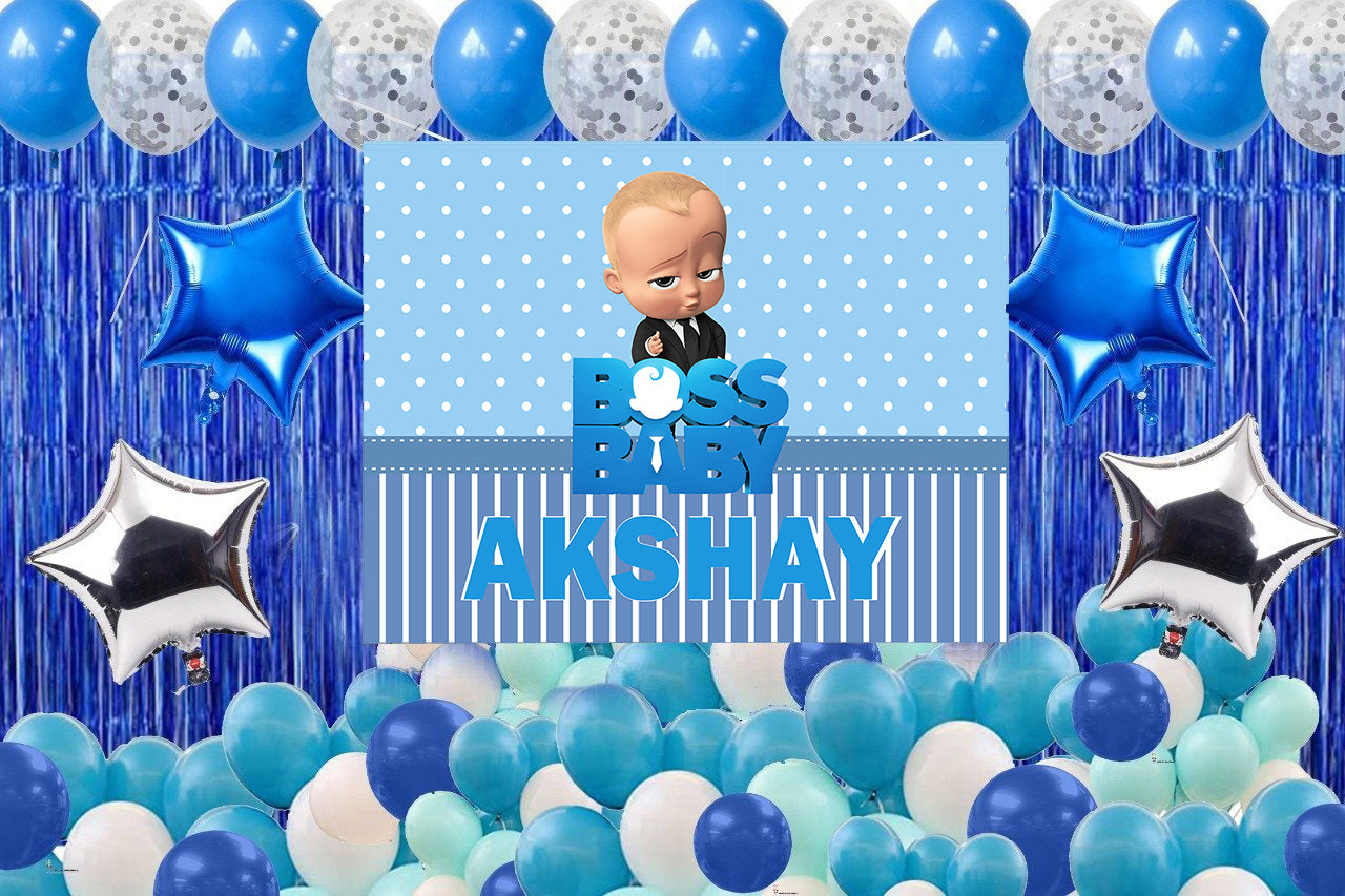 Boss Baby Theme Birthday Party Complete Set