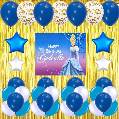 Cinderella Theme Birthday Party Decorations Complete Set