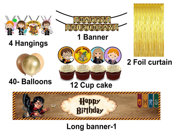 Harry Potter Theme Birthday Party Decoration Kit