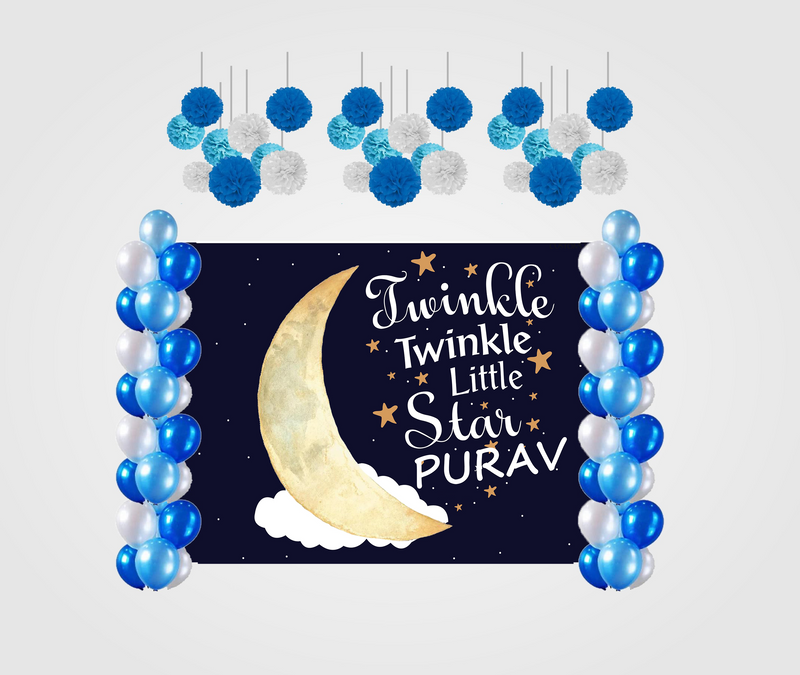 Twinkle Twinkle Little Star Birthday Party Complete Decoration Kit