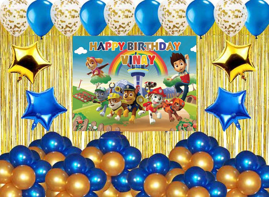 Paw Patrol Theme Birthday Party Decorations Complete Set
