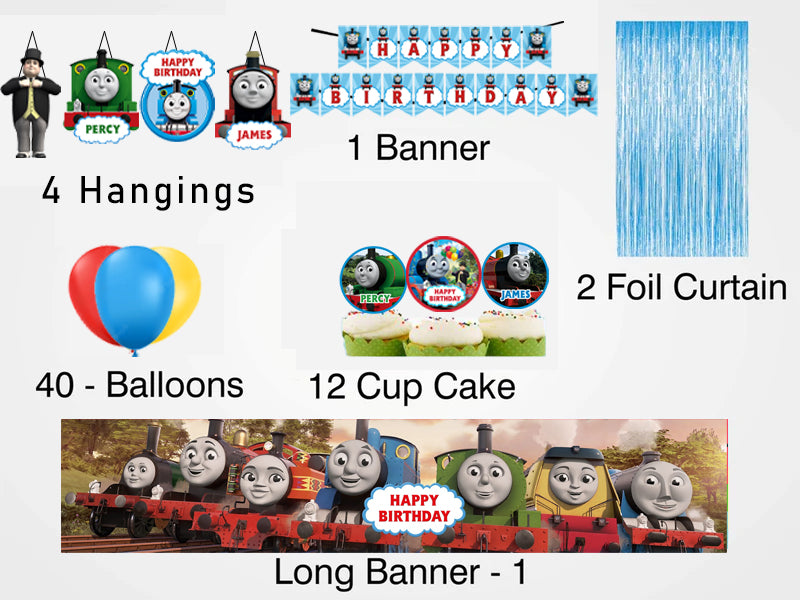 Thomas & Friends Theme Birthday Party Decoration Kit