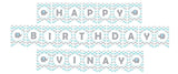 Elephant Theme Birthday Party Banner for Decoration