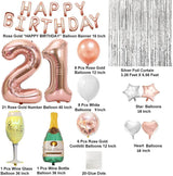 21st Birthday Decorations for Women 21 Birthday Balloons 21 Birthday Decorations for Her (21st Birthday)