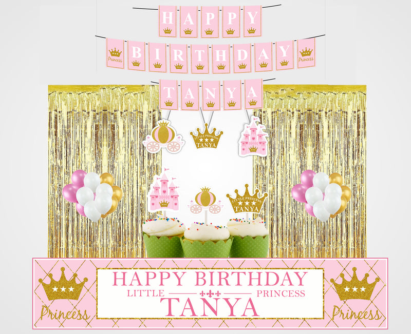 Princess Birthday Party Decoration Kit