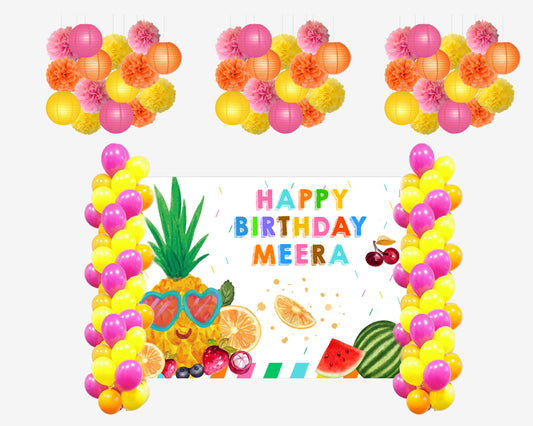 Twotti Fruity Theme Birthday Party Complete Decoration Kit 
