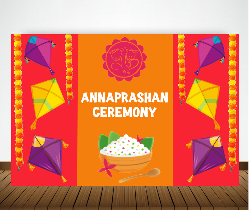 Annaprashan Ceremony Backdrop Banner Decoration