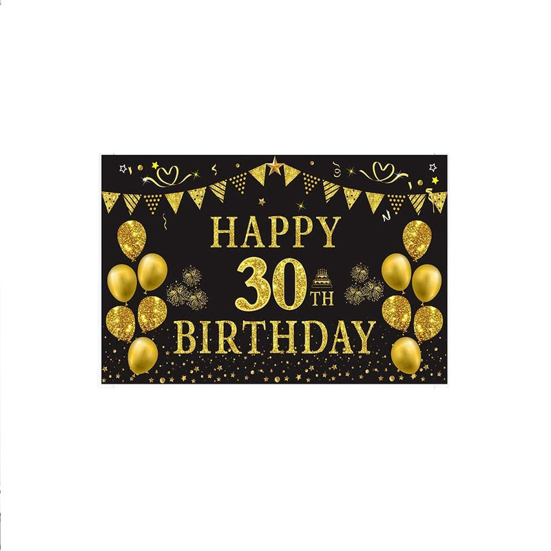 Buy 30th Birthday Party Decoration | 30th Birthday Backdrop – Theme My ...