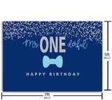 One is Fun Birthday Party Backdrop Decoration Boys