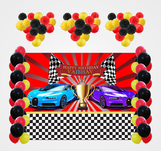 Cars Birthday Party Decoration Kit