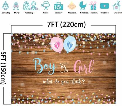 Oh Baby Party Backdrop 