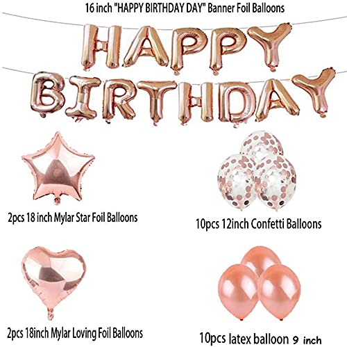 Sweet 11th Birthday Decorations Party Supplies,Rose Gold Number 11 Balloons,11th Foil Balloons Latex Balloon Decoration,Great 11th Birthday Gifts for Girls
