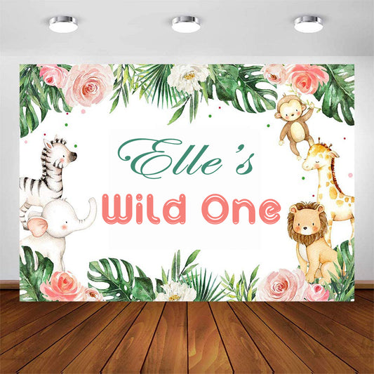 Wild One Birthday Party Backdrop